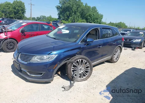 2017 Lincoln Mkx Reserve z USA, uszkodzony, nr VIN 2LMPJ8LR7HBL10452